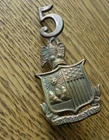 CIVIL WAR ERA NEW YORK 5TH EXCELSIOR BRIGADE KEPI HAT INSIGNIA