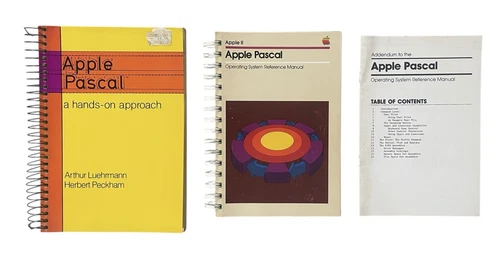 Vintage Apple Pascal: A Hands-On Approach Book + II Reference Manual + Addendum