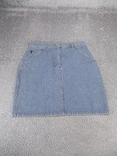 Vtg Ralph Lauren 5 Pocket Skirt Womens 8 Blue White Stripes Cotton NEW