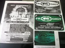 THE PRODIGY - UK / IRELAND TOUR DATES 1995 - original advert / fridge magnet