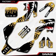 Gold Camo Savage Racing Graphics kit Fits 04-12 Honda Crf50 CRF 50 Decal