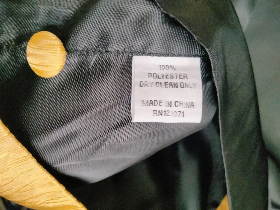 Pronto Uomo 2XL men's tuxedo vest gold/yellow and black Sharp Dressed Man - Image 4 of 4