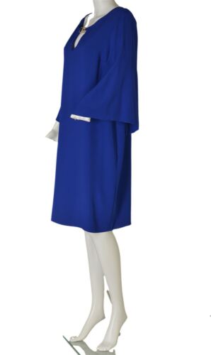 ABITO DONNA ELEGANTE GIROCOLLO TREQUARTI SPACCO OLTRETEMPO ART. 11324/01 - Bild 3 von 9