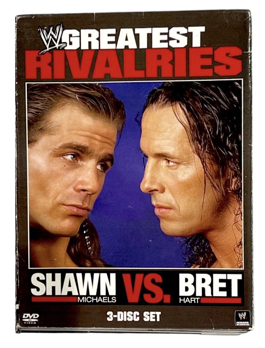 WWE GREATEST RIVALRIES SHAWN MICHAELS VS BRET HART WRESTLING DVD