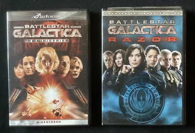 Battlestar Galactica Razor/ Miniseries (DVD, Widescreen, Unrated