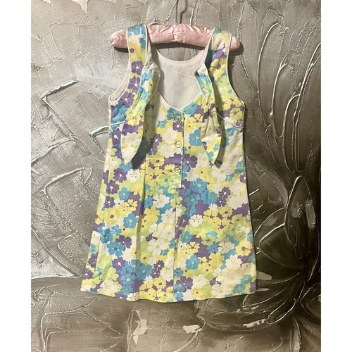 HYPE Floral Dress Sleeveless Cutout Back Casual Spring Party Girl's Size 6 New - Picture 5 of 16
