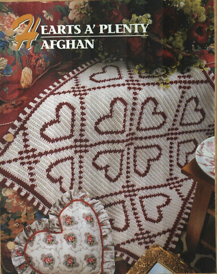 NEW HEARTS A' PLENTY AFGHAN ANNIE'S CROCHET QUILT CLUB PATTERN INSTRUCTIONS