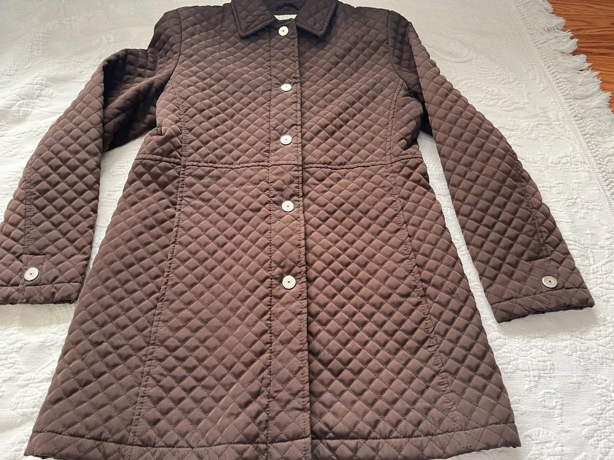 White stag quilted best sale jacket