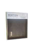 NEW MEN'S REACTION KENNETH COLE HAND CRAFTED LEATHER BROWN BI FOLD WALLET