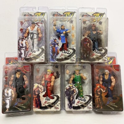 Street Fighter Ryu Rick Ken Akuma Exacki Hoshi Gelenkfiguren