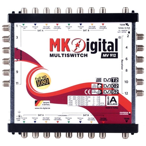 MK Digital MV-Serie 9 Multischalter kaskadierbar für 8 bis 24 Teilnehmer - Bild 11 von 28