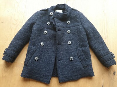 Zara Knitwear Jacke Wolljacke Strickjacke blau Größe 116