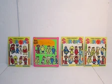 VTG Lot of 4 Stik Ons Hanna Barbera JETSONS FLINTSTONES Vending Machine Displays