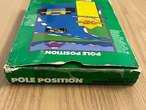 Atarisoft Pole Position Commodore 64 Cartridge Working -👽👾Retro Gift Idea👾👽 - Afbeelding 23 van 24