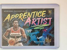 2019-20 COURT KINGS BASKETBALL APPRENTICE ARTIST ROOKIE ADMIRAL SCHOFIELD WIZARD