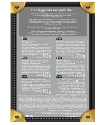 200 Capsule Caff&egrave; Borbone Compatibili Con Tutte Le Macchine A Marchio Lavazza &reg; A Modo Mio &reg; Don Carlo Miscela ROSSA (RED) &ndash; Caff&egrave; Delli Paoli By E-Coffee S.R.L.S