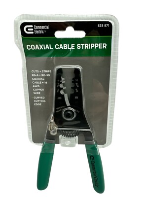 Commercial Electric Coaxial Cable Stripper  538971 New