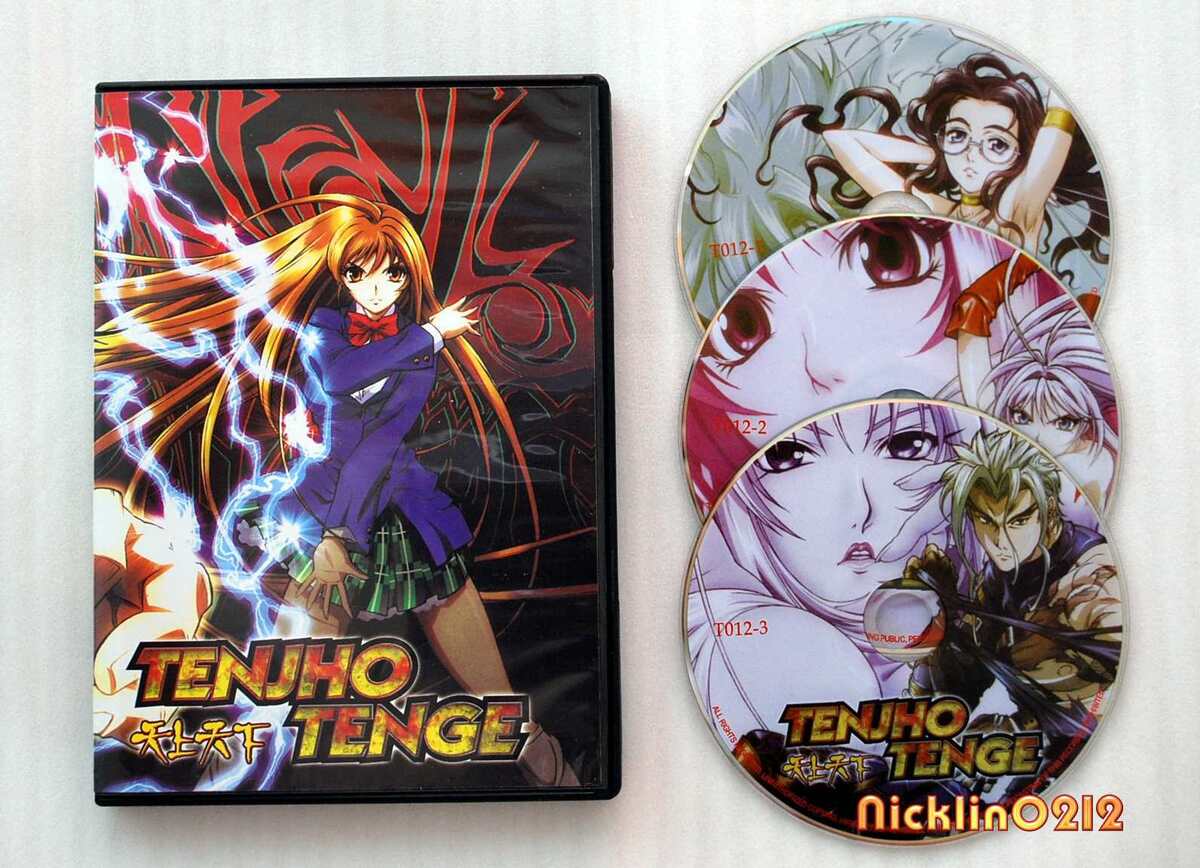 TENJHO TENGE DVD 1-26 EPISODES JAPANESE & ENGLISH DUAL 3 ALL CODED DISCS  USED