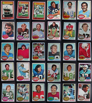 1976 Topps Football Cards Complete Your Set You U Pick From List 1-200