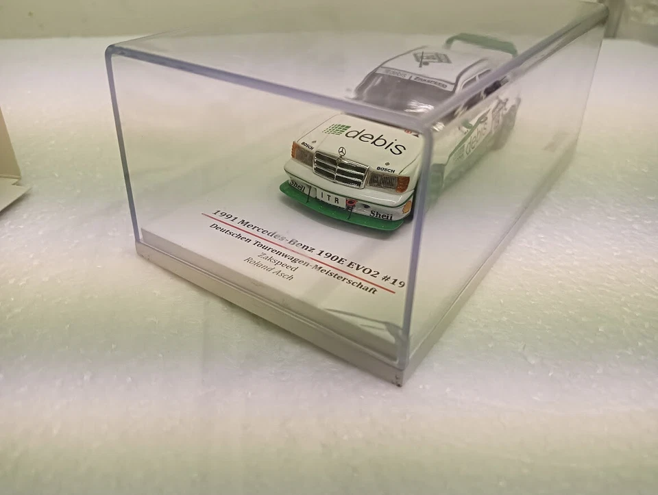 Mercedes 190E EVO2 Zakspeed #19 DTM 1991 R.Asch (box damaged) 1:43 TSM 124348 - Immagine 3 di 4