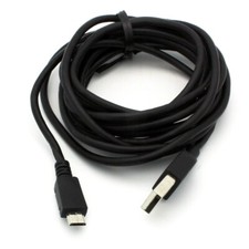 Black 9ft Long Micro USB Cable Fast Charger Sync Power Wire Cord for CELL PHONES