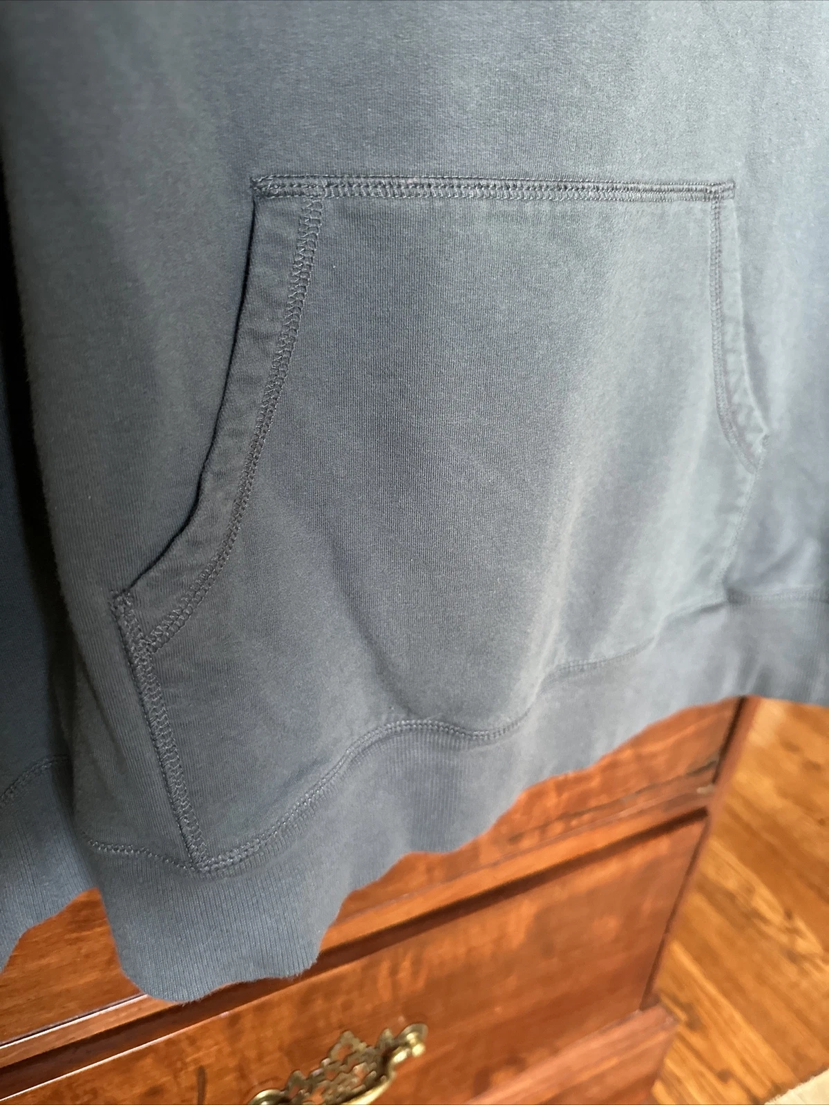VETEMENTS D&Co Active 2X Pullover Felpa con Cappuccio Giacca Colore Blu Grigio Tasche Frontali