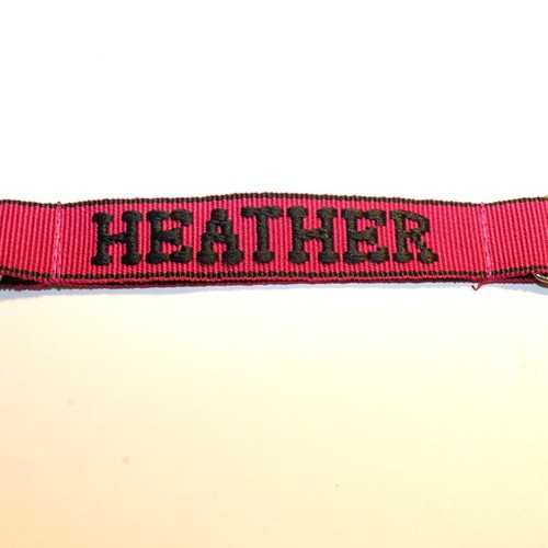 Key Chain Embroidered Lanyard Ring Clasp Choose Name or Fun Phrase 6" Colorful - 第 53/205 張圖片