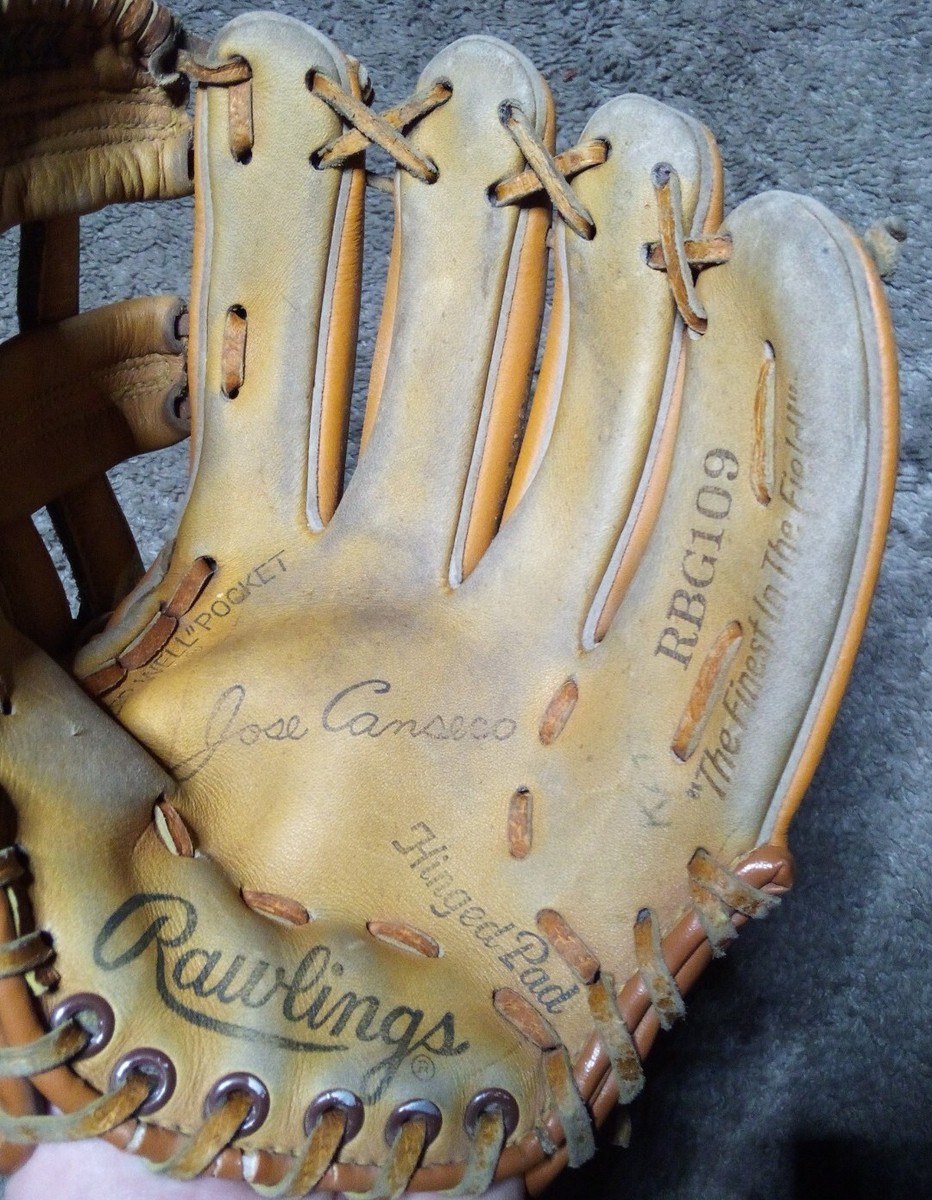 Vintage Lot Of 1980s All-Star Jose Canseco Rawlings RBG36