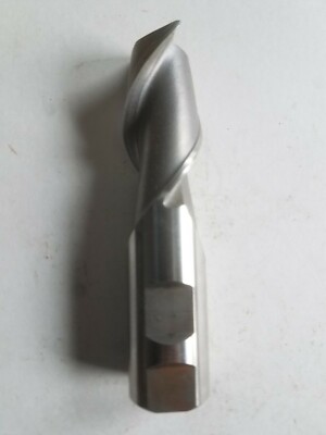 WELDON 2 Flute HSS END MILL, 1'' x 1'' x 2'' x 4-1/2'', SKB32-7