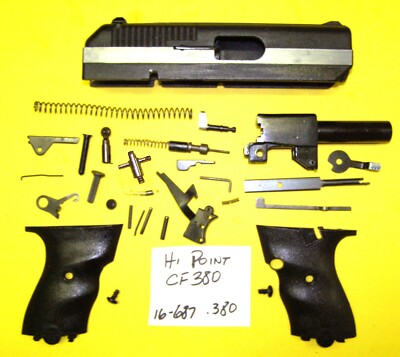 HI POINT CF380 SLIDE BARREL RED REAR RED FRONT SMALL PARTS REPAIR # 16-687