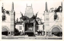 Grauman's Chinese Theatre Hollwyood Ca 30 Real Photo RPPC California