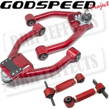 For Honda CR-V 97-01 Godspeed Adjustable Front Rear Upper Camber Arm Kit Set GSP