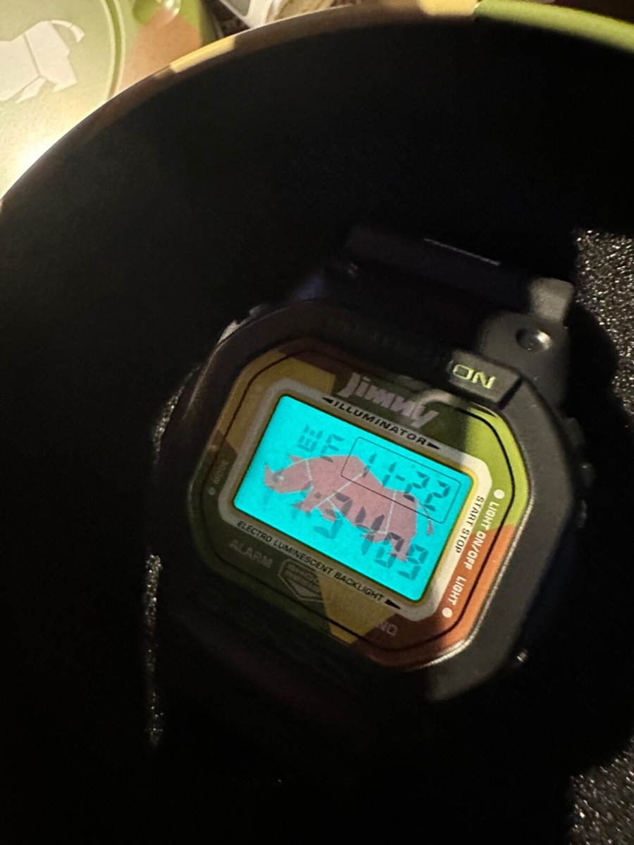 CASIO G-Shock Suzuki Jimny 🦏 collab DW5600 Limited edition CASIO G-Shock Suzuki Jimny 🦏 collab DW5600 Limited edition