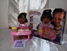 Vtg 2002 Mealtime Magic Baby Electronic Talking Baby Dolll Interactive 50...