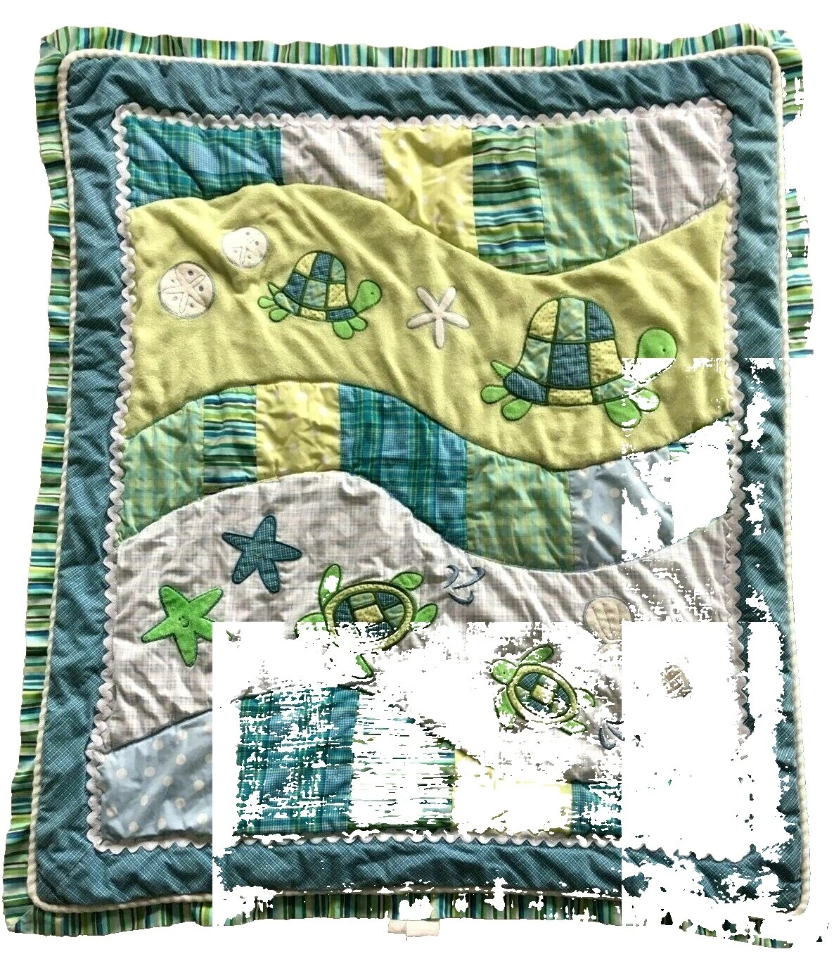 Edredones para cuna Unisex de vida marina y cobertores para cunas