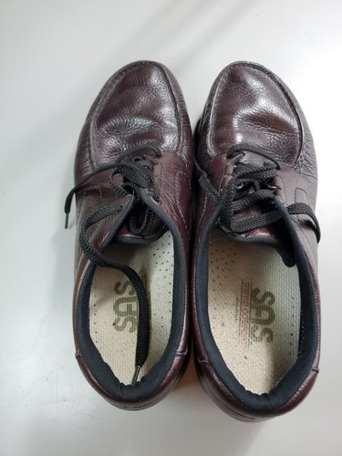 Scarpe uomo SAS Bout Time in pelle marrone stringate tripad comode taglia 11,5 M - Foto 6 di 8