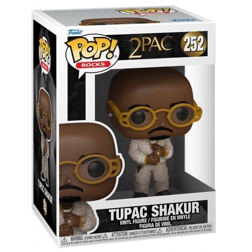 Funko Pop 2PAC TUPAC SHAKUR Vinyl Figure #252 with .60mm protector