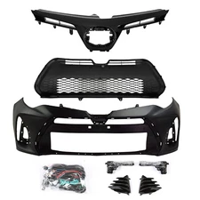 For Toyota Corolla 2017 2018 2019 SE XSE Front Bumper Cover+Upper Lower Grill