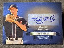2012 Bowman Sterling PROSPECT ROOKIE AUTO Tony Renda, item 2