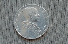 Città del Vaticano Pio XII 1953 XV  5 Lire V tipo