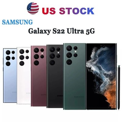 New Samsung Galaxy S22 Ultra 5G Unlocked (128/256/512GB) Android Smartphone