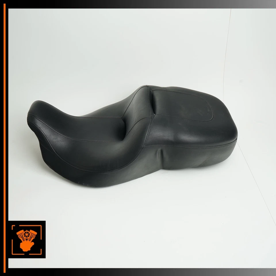 09-13 Harley Electra Glide motorista passageiro assento duplo selim preto 52164-10 fabricante de equipamento original - Imagem 3 de 4