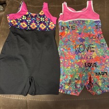 Girls Gymnastics Leotard Lot Size Large Danskin Now Circo