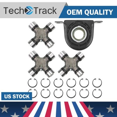 Rear Driveshaft Carrier Bearing and U Joint kit Ford Super Duty F250 F350 99-10