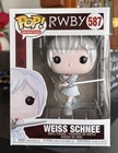 VAULTED Funko Pop! Animation: WEISS SCHNEE #587  (RWBY Series) w/Protector