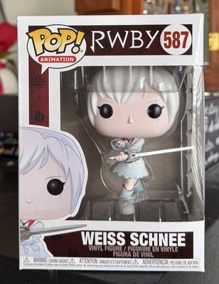 VAULTED Funko Pop! Animation: WEISS SCHNEE #587  (RWBY Series) w/Protector
