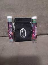 Magic the Gathering Final Fantasy Dice Bag With 2 Sets Of 7 Polyhedral Dice