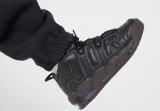 Nike W AIR MORE UPTEMPO Black/ Velvet Brown Unisex Trainers