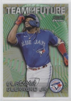 2022 Topps Stadium Club Chrome Green Refractor 70/99 Vladimir Guerrero Jr 11qy