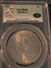 1922 Peace Dollar CAC MS-64